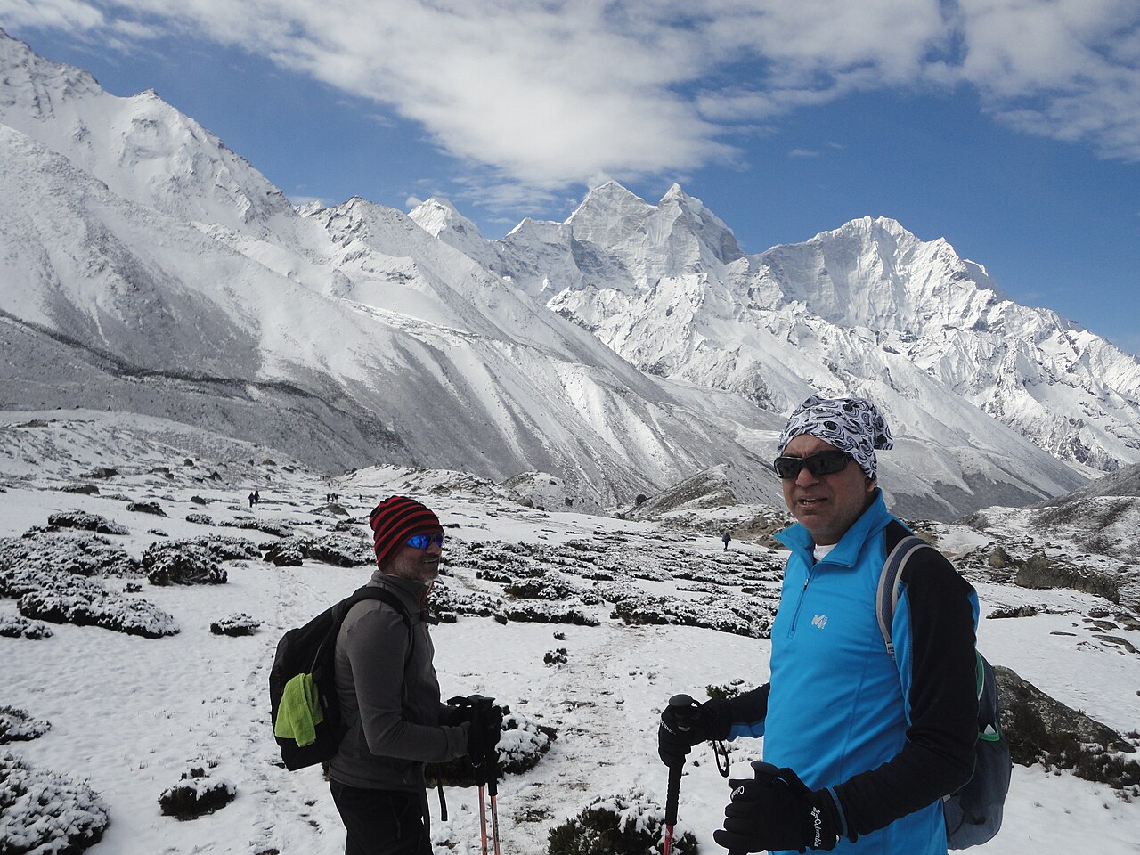 The trail towards Everest Base Camp